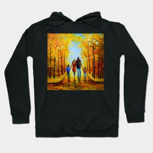 A walk with the whole family in the Park Hoodie